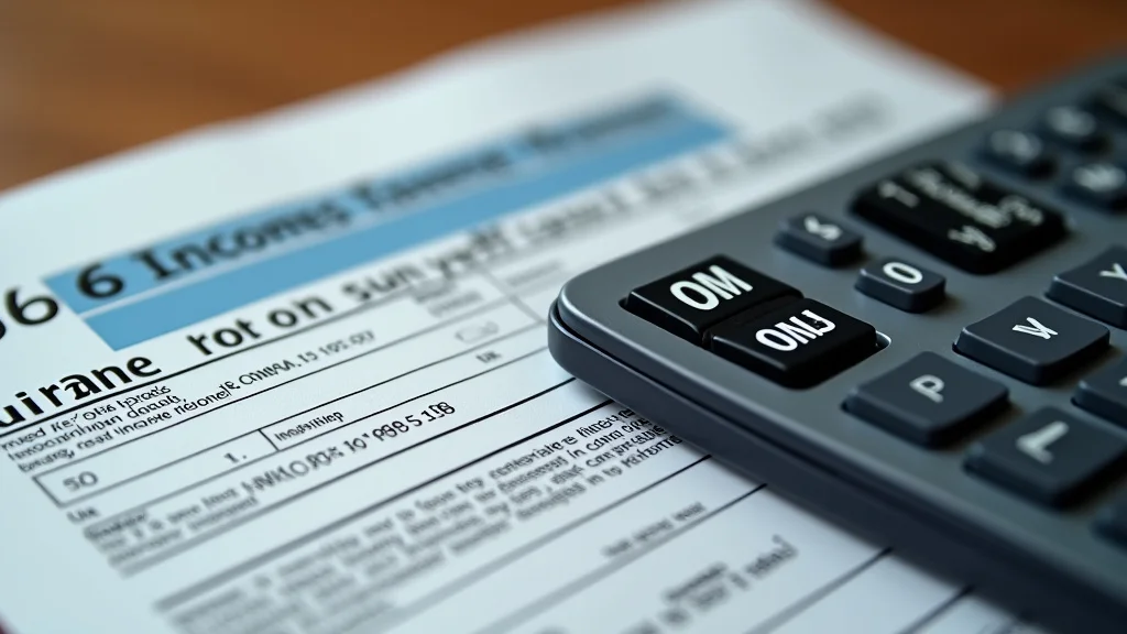 The image shows a colorful graphic explaining United States income tax basics with icons and charts.